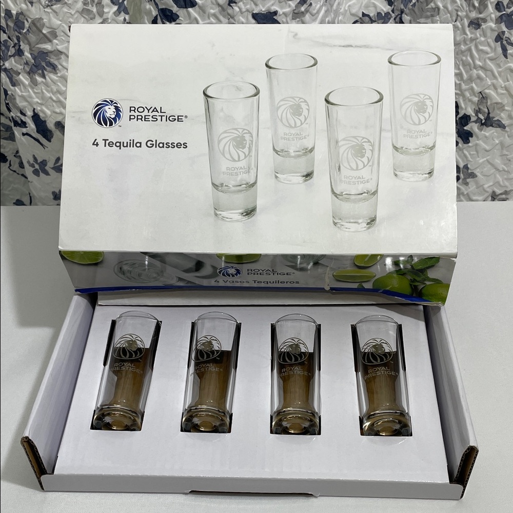 Royal Prestige Clear Tequila Glasses Set